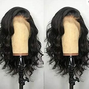 Lace front wigs glue less natural